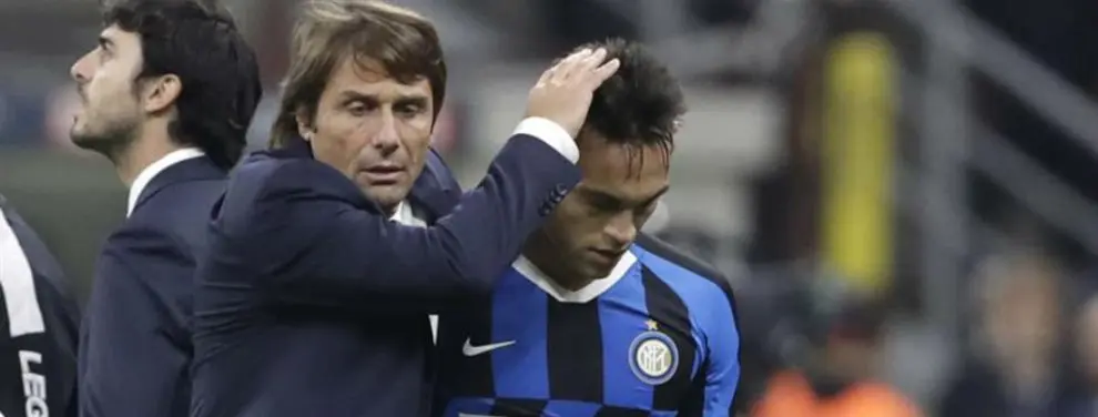 ¡Golpe de efecto! Antonio Conte irá a por este crack si venden a Lautaro