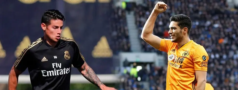 Raúl Jiménez y James le dan a Florentino la vía para cerrar al 9 del United