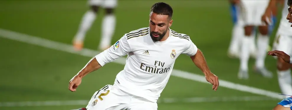 Llama para ser el suplente de Carvajal: opción bomba en el Real Madrid