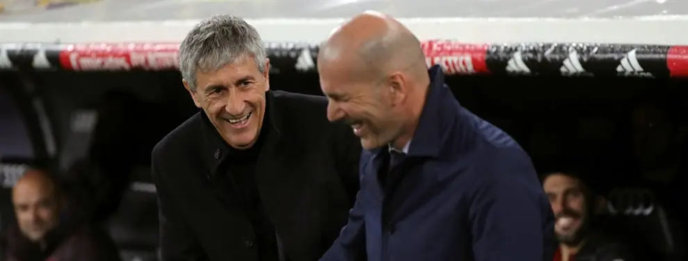 Quique Setién se enteró el primero. El fichaje que se le escapa a Zidane