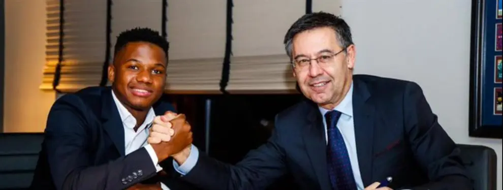 Bartomeu tiene un problema enorme con Ansu Fati (y es por esto)