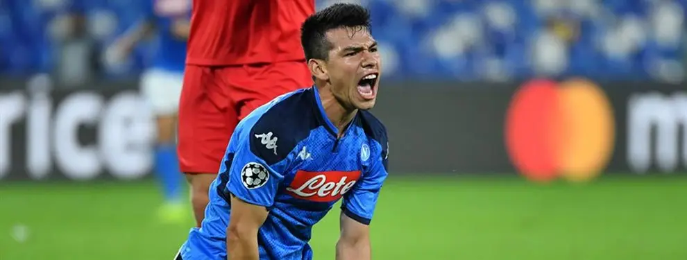 La llegada de Osimhen deja al Chuky Lozano fuera de la lista