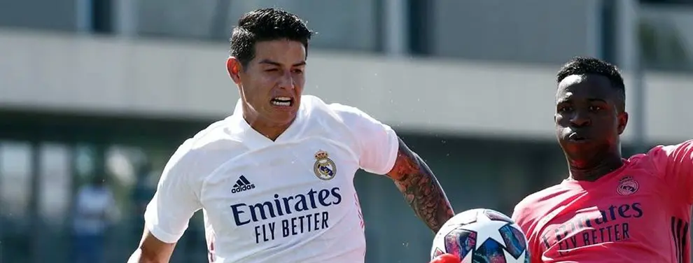 Florentino Pérez y Mendes acuerdan el próximo equipo de James Rodríguez