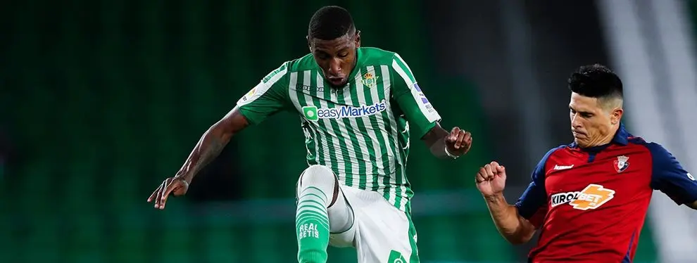 El Betis asume la marcha de Emerson: ya tiene a su relevo