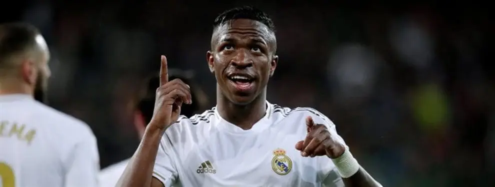 ¡Vinícius puede salir! El Madrid tiene una oferta top (y gusta a Zidane)
