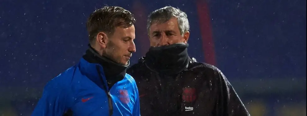 Gana enteros para relevar a Rakitic: el tapado de Setién en el Barça