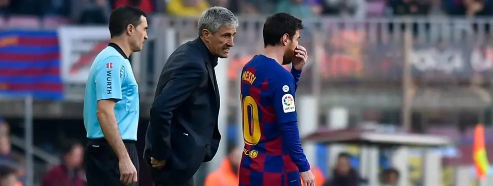 Messi se carga a Quique Setién: ¡despedido! Y hay sustituto en el Barça