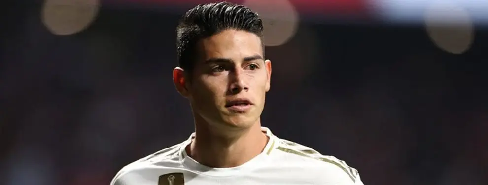 James Rodríguez tiene 7 ofertas para salir del Real Madrid