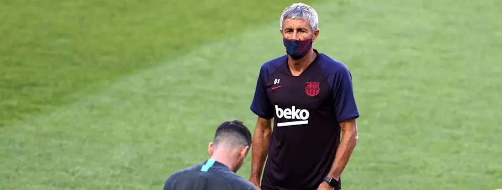 El crack que dejará el Barça si se marcha Quique Setién