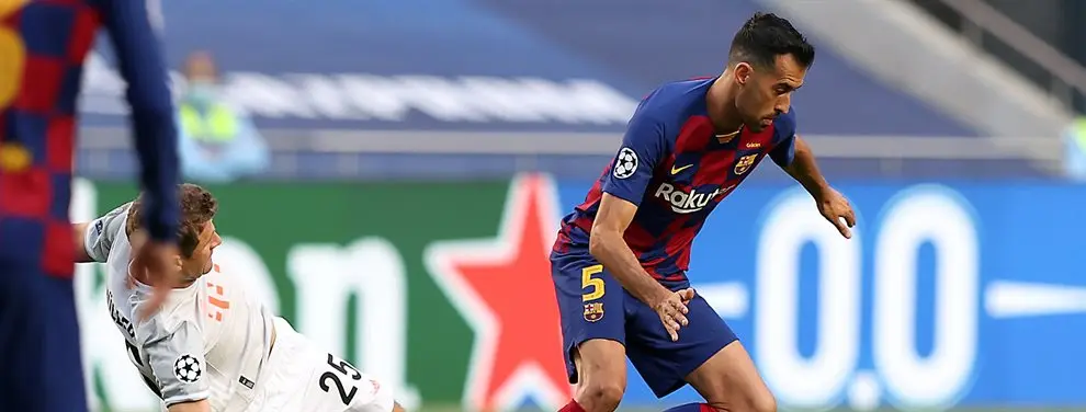 Busquets está fuera: el Barça identifica a su relevo