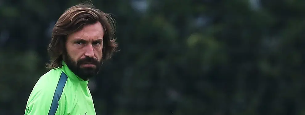 Andrea Pirlo lo consigue: el trueque para quitarle un objetivo al Madrid