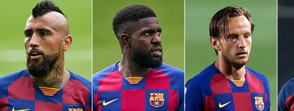 Vidal, Rakitic y Umtiti no se van solos: la lista de bajas de Koeman 