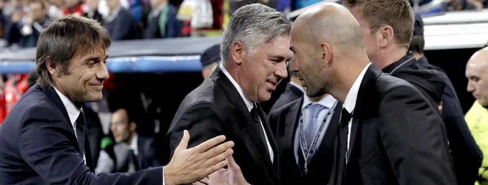 Antonio Conte se la lía a Zidane: fichaje robado al Real Madrid