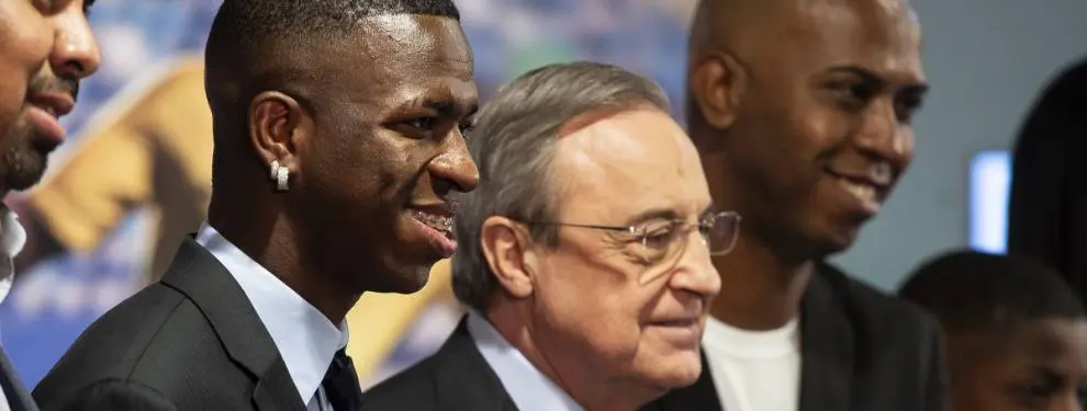 Florentino Pérez pone a Vinicius en la operación por este crack 