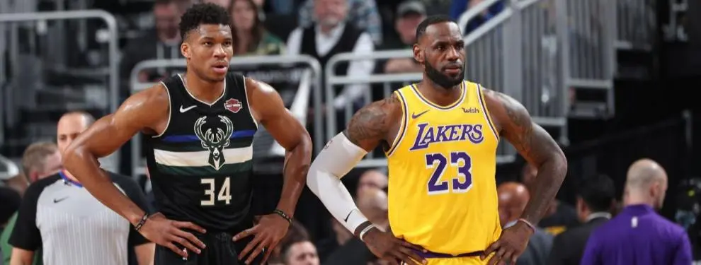 Antetokounmpo explota y acorrala a LeBron James: bombazo All Star