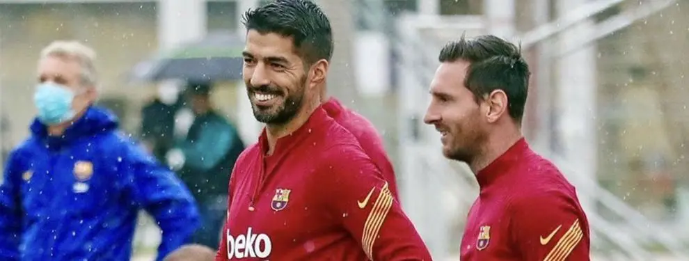 Koeman, hundido: Suárez y Messi sonríen y el Barça se va a la quiebra