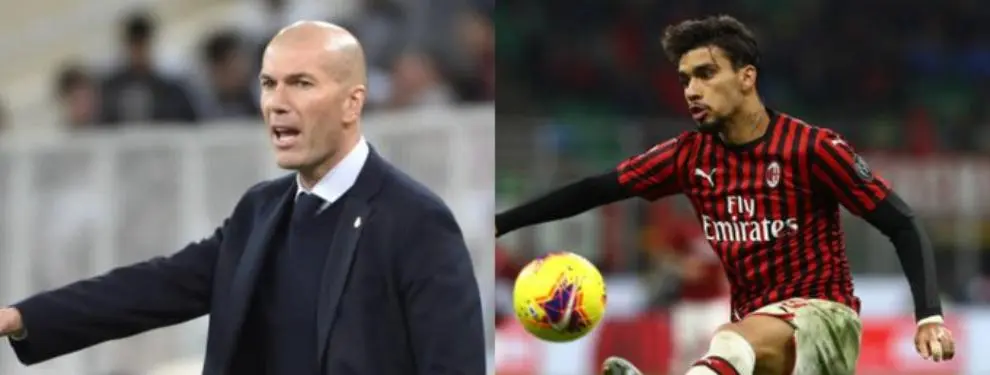 El Milán se lo robó a Florentino y ahora se lo ofrece. Zidane sonríe