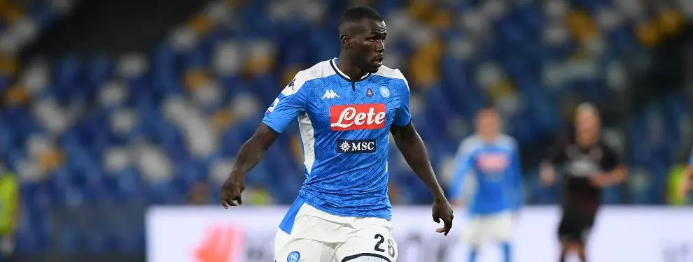 ¡Sorpresa en la subasta por Koulibaly! Barça y Real Madrid alucinan