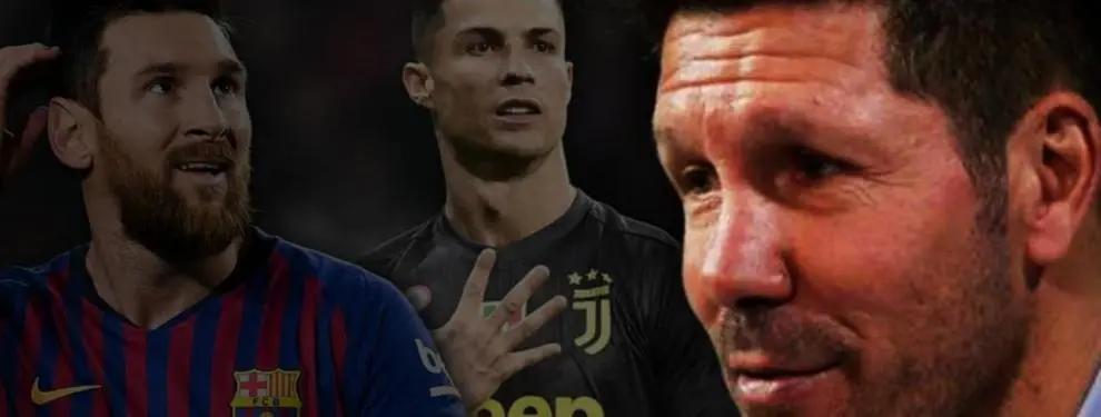 Simeone y Cristiano Ronaldo se la juegan a Messi: alta traición