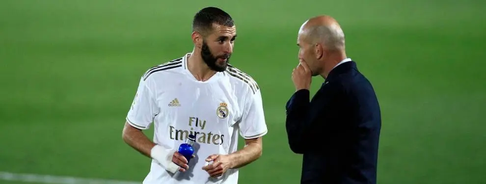 Zidane no se lo cree: el tapado para ser el reserva de Karim Benzema