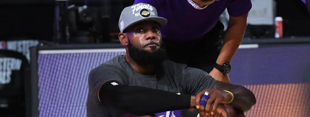 Rajada de Irving contra la NBA: con LeBron James acariciando el anillo