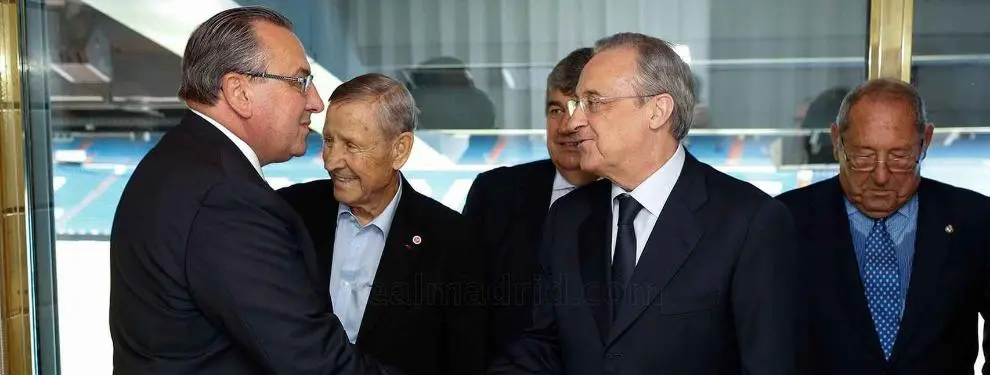 Hace méritos para volver: el cedido al que Florentino Pérez vigila