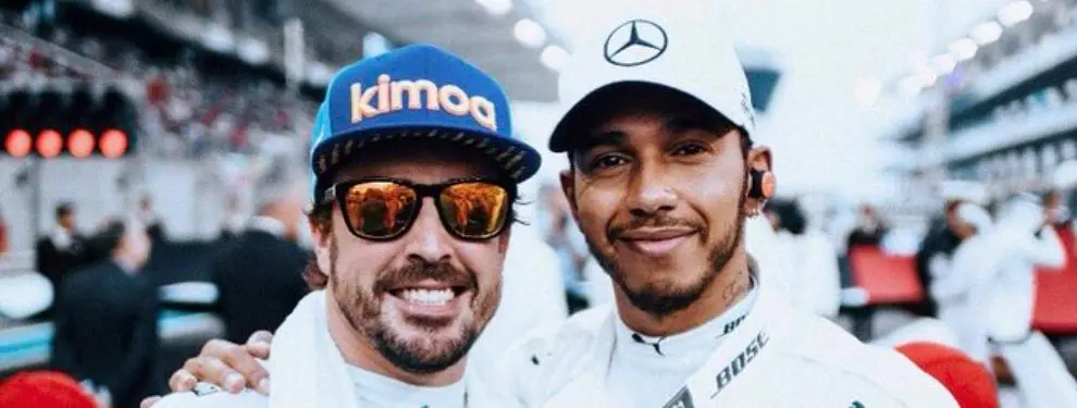 Hamilton estalla y Alonso mira atónito la persecución contra Mercedes