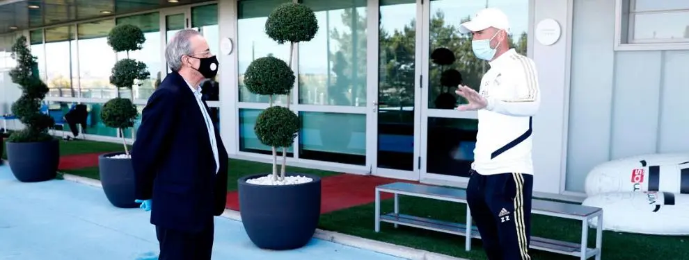 Florentino Pérez alucina: Zidane se queda a un marginado en el Madrid