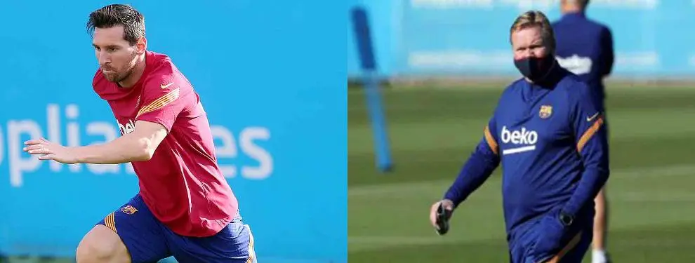 ¡Messi no da crédito! Koeman pide a un delantero deseado por Setién