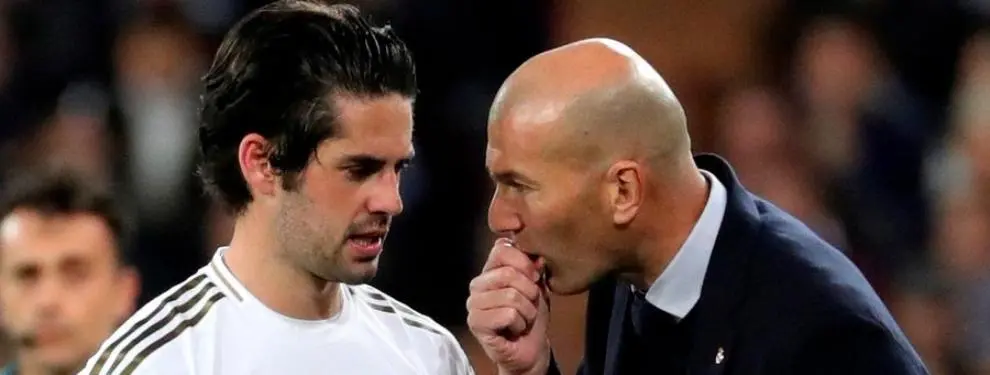 Zidane se harta de Isco y le liquida para que llegue un crack a Madrid