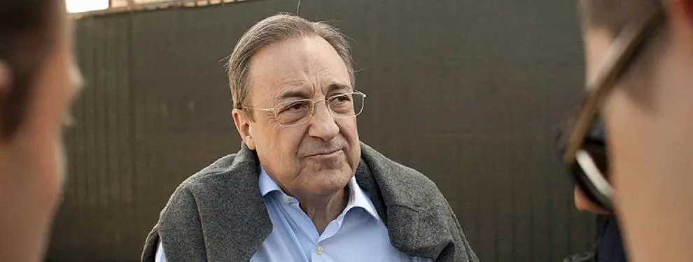 Florentino Pérez vigila a un futurible para el ataque del Real Madrid