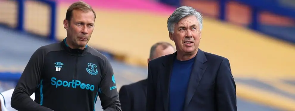 Piden un favor a Ancelotti: objetivo del Real Madrid en el Everton