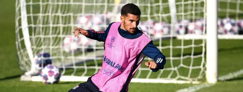 Aouar y él: el doble golpe de Zidane en el Olympique de Lyon