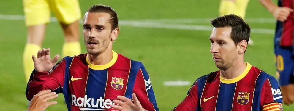 La pelea de Griezmann con Messi que revienta el Barça-Ferencvaros