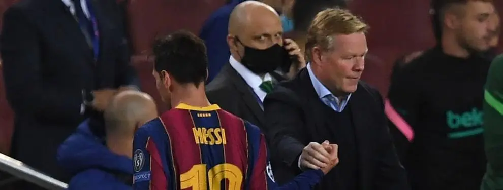 Nuevo dilema de Koeman sin resolver: Leo Messi no está al tanto