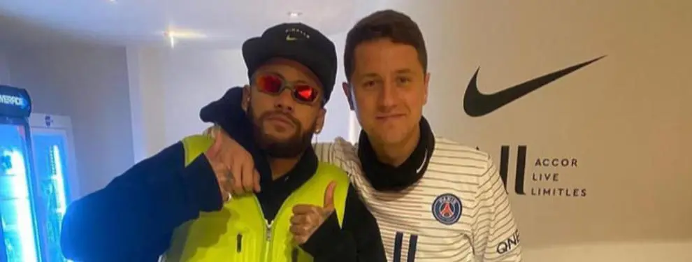 La última de Neymar: se ríe de su compañero a la cara