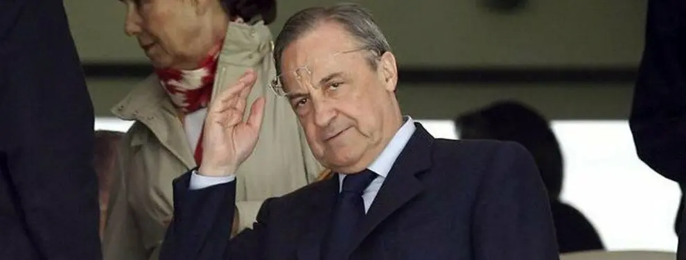Florentino Pérez celebra haber rechazado el fichaje de un jugador