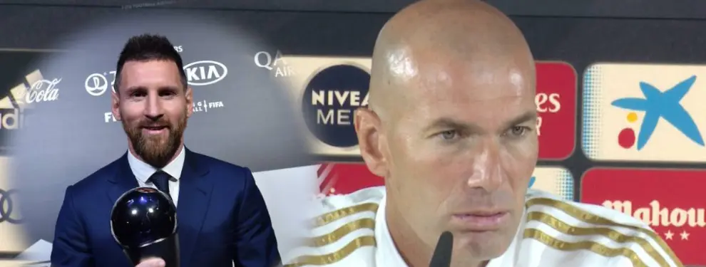 Messi se venga del Madrid y le tiene la mano a un repudiado de Zidane