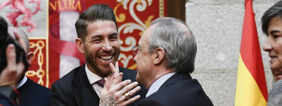 ¡Sergio Ramos tiene su última conversación con Florentino Pérez!