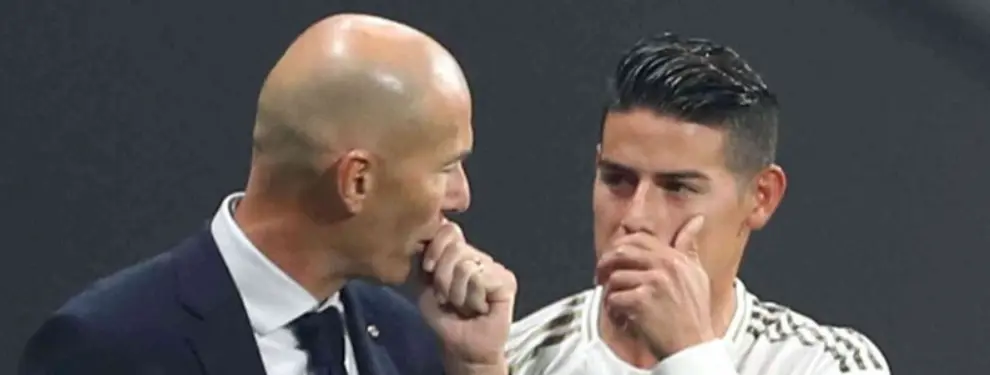 Dos meses después, Zidane asesta el golpe definitivo a James Rodríguez