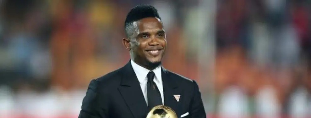 Samuel Eto’o jugará con él: la otra estrella que descuelga las botas