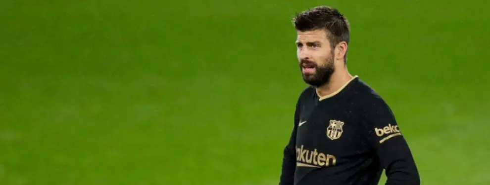 Piqué lo veta: la opción que el Barça contemplaba para la delantera
