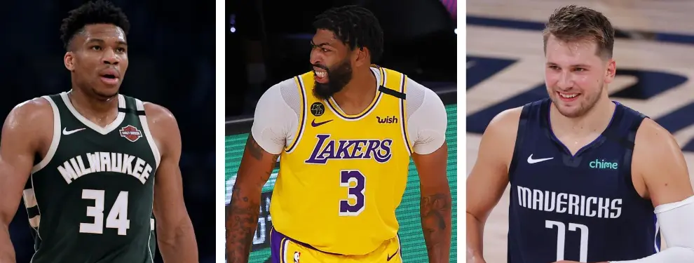 Antetokounmpo y Luka Doncic ya tienen su ‘two pack’ anti LeBron James