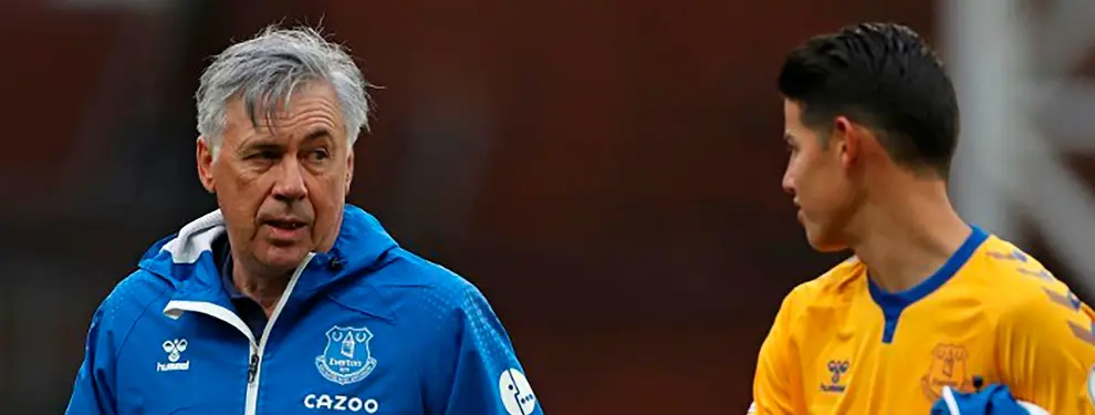 Carlo Ancelotti le trae un compañero galáctico a James Rodríguez