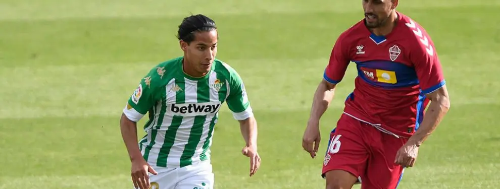 Diego Lainez pide salir del Real Betis y ya tiene una oferta firme