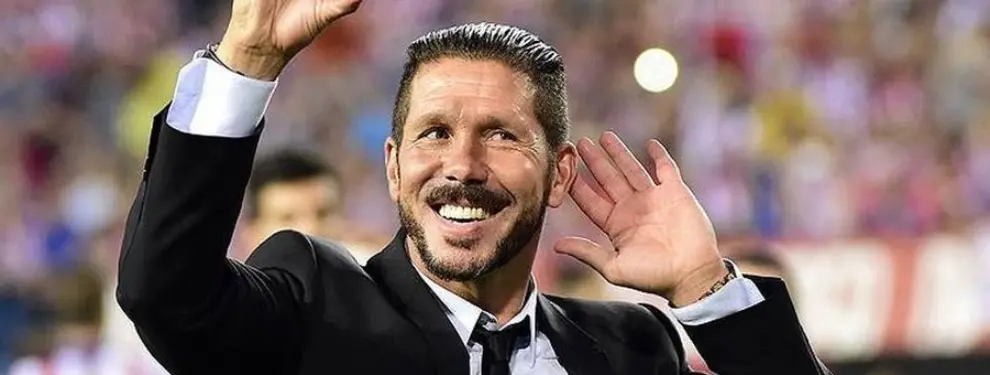 Simeone tiende la mano y se lo aclara a Súarez: “les quiero en enero”