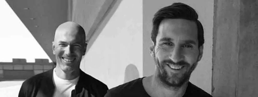 Zinedine Zidane entrenará a Leo Messi: la bomba estalla. Y es bestial