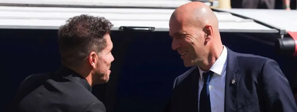Zidane abate a Simeone tras el derbi y el argentino siembra el caos