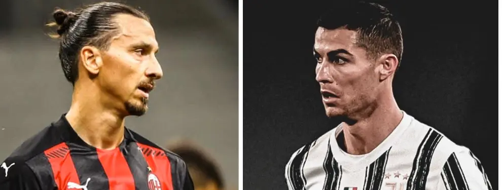 Ibrahimovic se lo roba a Cristiano Ronaldo y Florentino se aprovecha