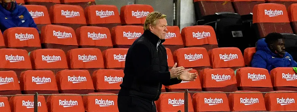 Koeman celebra el primer fichaje del Barça en 2021